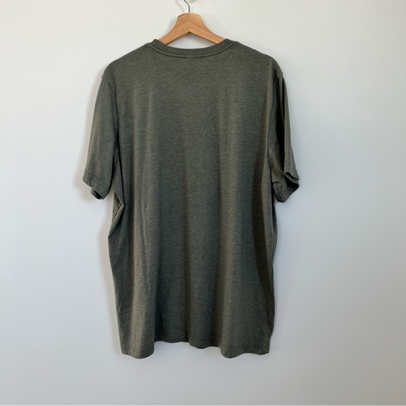 Bella+Canvas Funny "Take a Hike" Crew-Neck Tee Dark Green Top Black Design 2XL - Picture 7 of 12